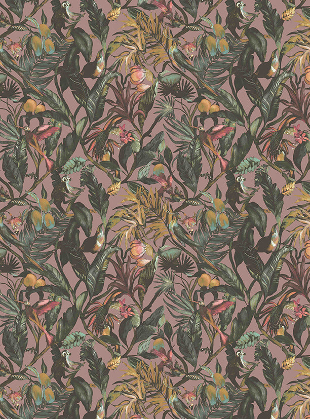 Sumatra Wallpaper in Blush 7