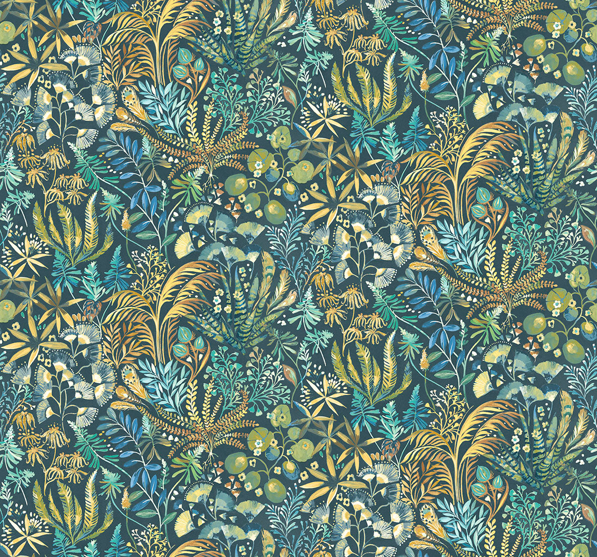 Folium Wallpaper in Ocean 14