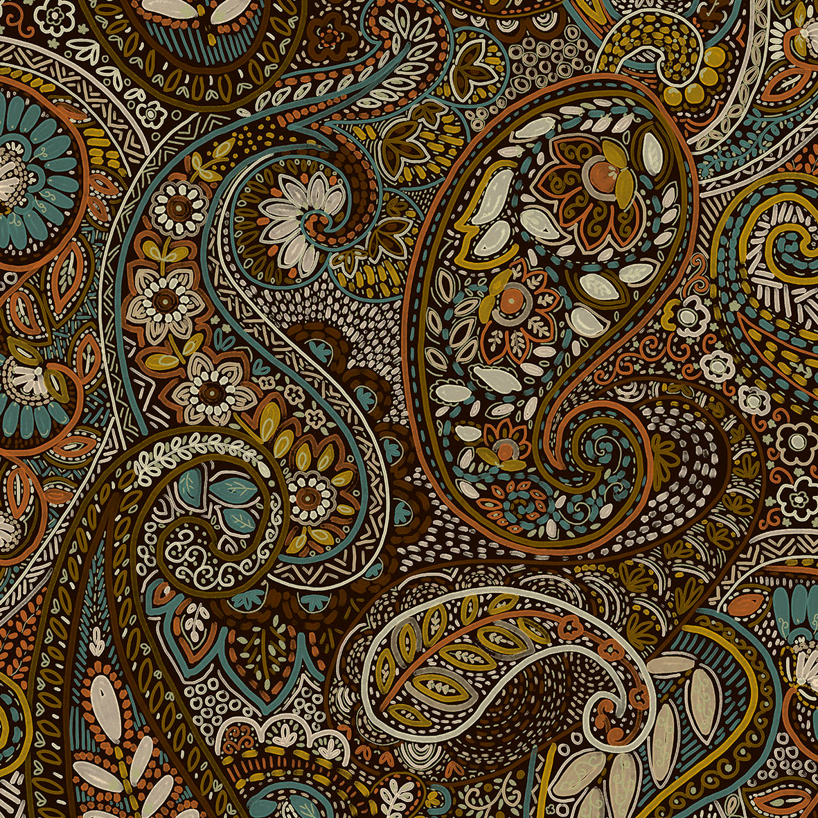 Grande Pashmina - Henna 4