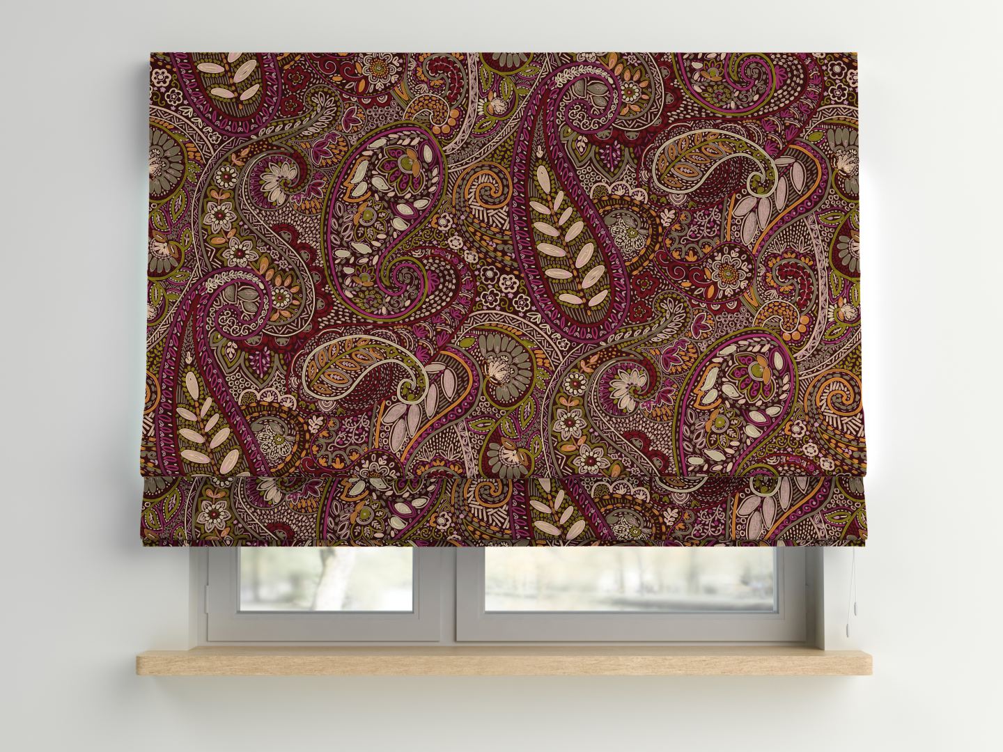 Grande Pashmina - Pomegranate 2