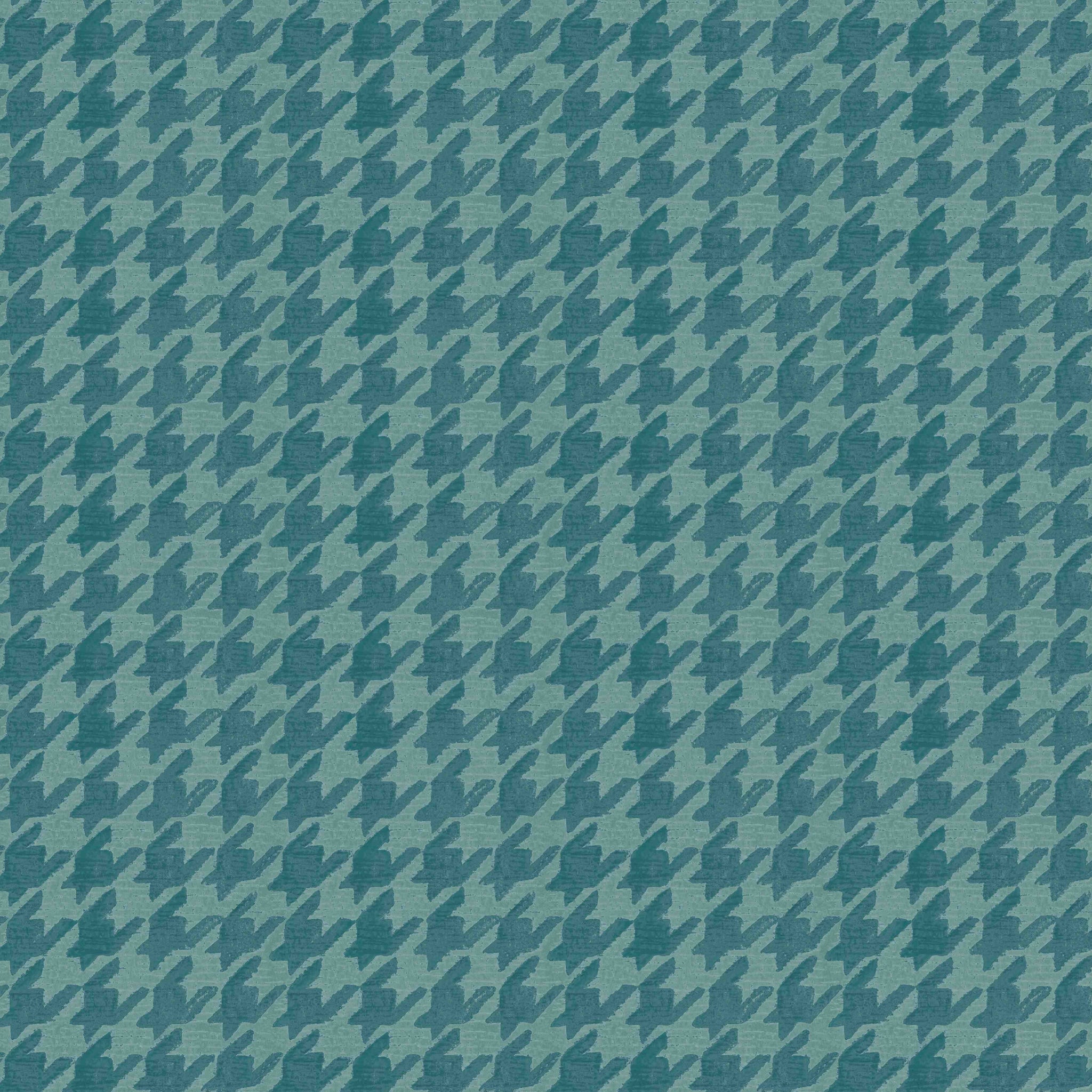 Hounds Tooth - Teal 65