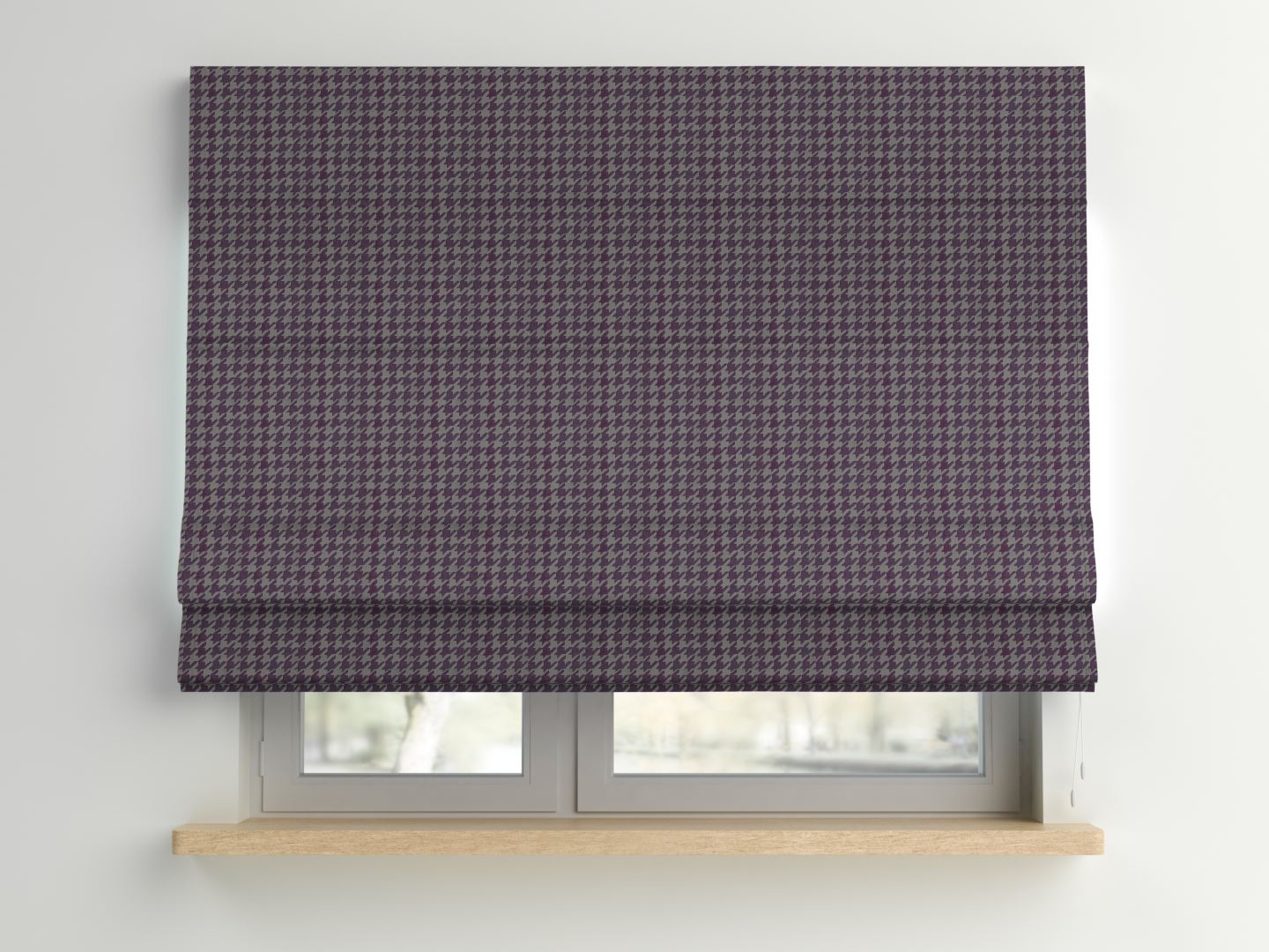 Hounds Tooth - Aubergine 70