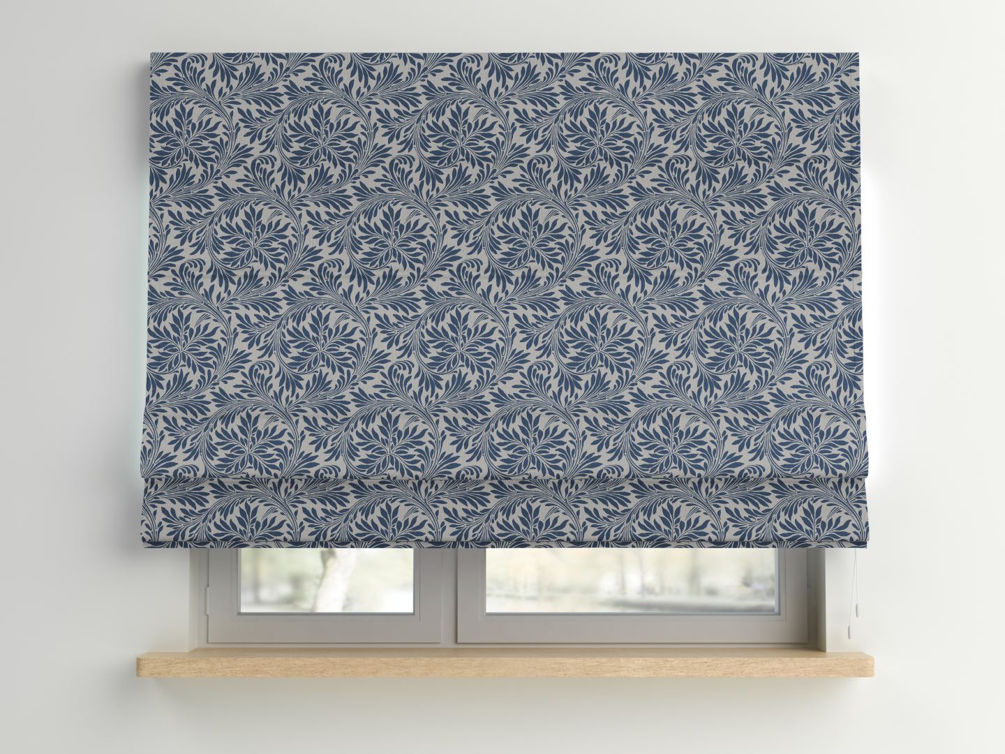 V&A Rolling Leaves - French Blue 29