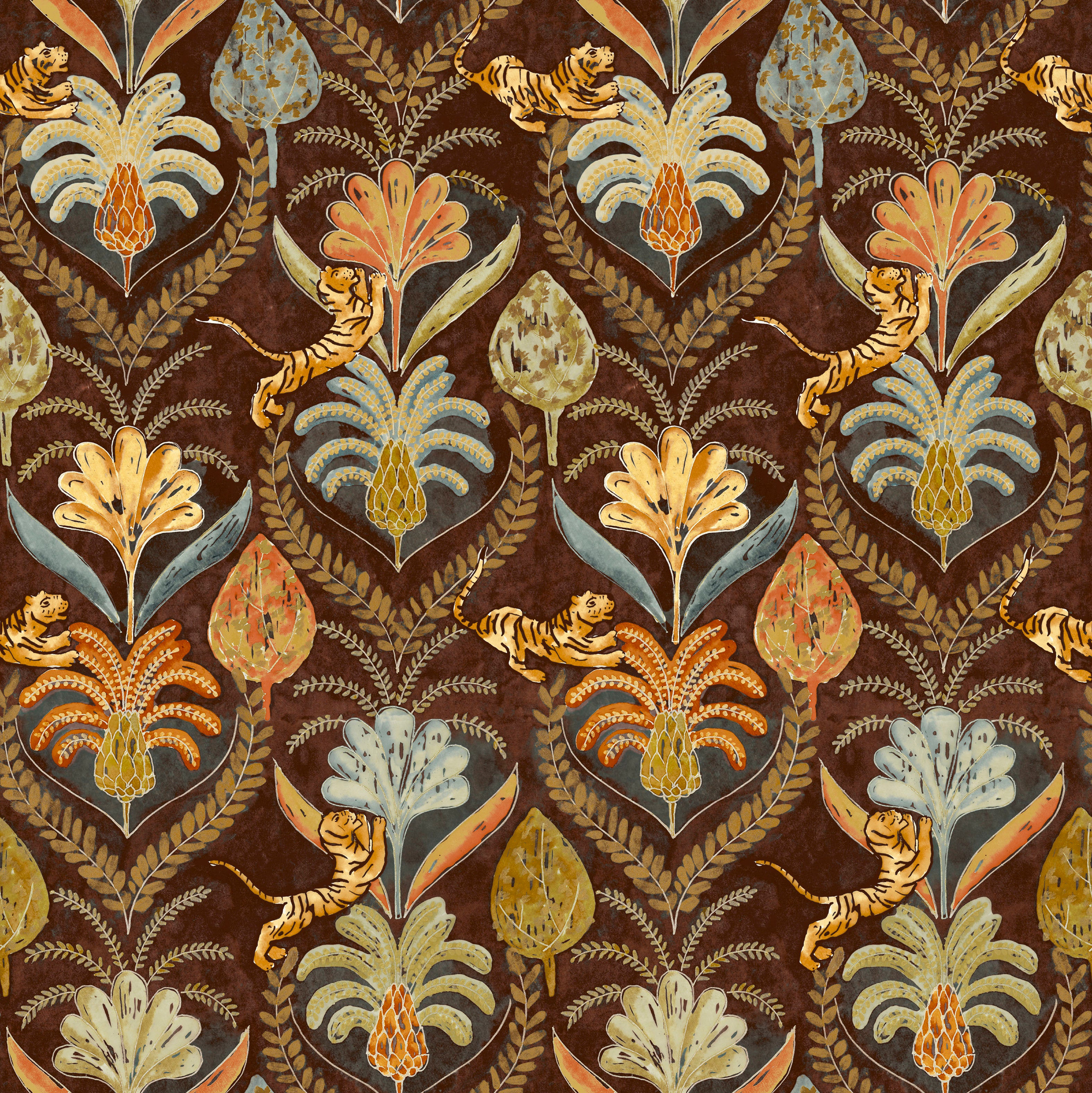 Baby Saranda - Nutmeg - Cut Velvet – Arley House