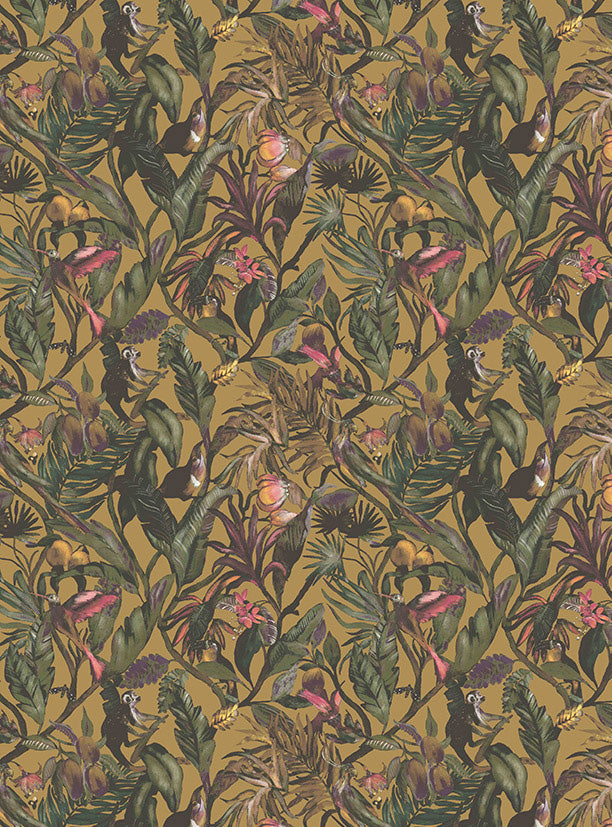 Sumatra Wallpaper in Golden 26